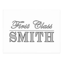 Stylish Smiths : First Class Smith Post Cards