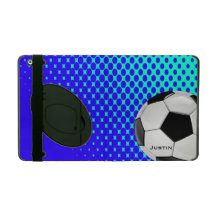 Stylish Soccer iPad Case with Stand