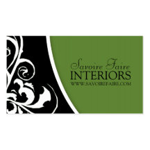 Stylish Swirl :: Business Card