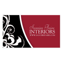 Stylish Swirl :: Business Card