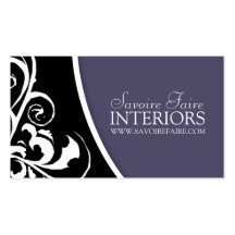Stylish Swirl :: Business Card