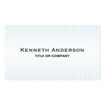 Stylish white blue stripes elegant professional business card template
