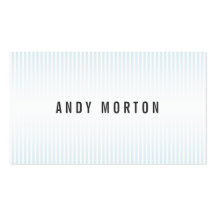 Stylish white blue stripes elegant professional business card template