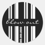 stylist retail sticker black