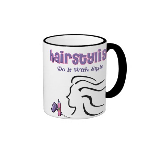 Styliste en coiffure mugs
