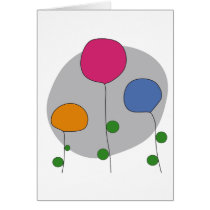 stylized flowers cards