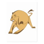 Stylized Lion Post Card