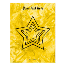 Stylized Star Post Cards