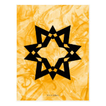 Stylized Star Postcard