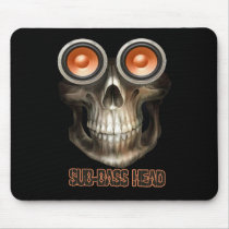 sub bass head Dubstep Mousepad