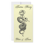 Sub Rosa tattoo party card Photo Card Template