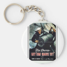Sub Spotted Let 'Em Have It! Key Chains