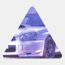 Subaru Impreza WRX STi Spec C in White Triangle Sticker