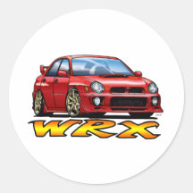 Subaru WRX_red Autocollants