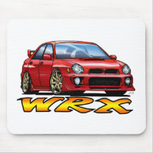 Subaru WRX_red Mousepad