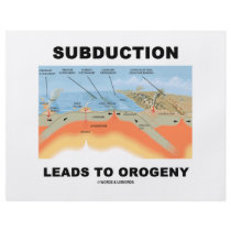 Subduction Leads To Orogeny (Geology Humour)