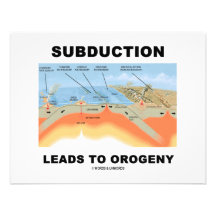 Subduction Leads To Orogeny (Geology Humour) Personalized Invitation