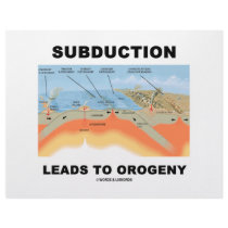 Subduction Leads To Orogeny (Geology Humour)