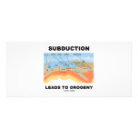 Subduction Leads To Orogeny (Geology Humour) Rack Cards