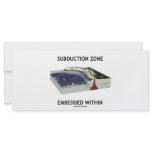Subduction Zone Embedded Within (Geology Humour) rack cards