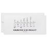 Sublimation Is My Specialty (Chemistry Attitude) Customized Rack Card