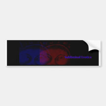 Subliminal Erotica Bumper Sticker