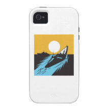 Submarine Boat Retro Case-Mate iPhone 4 Case