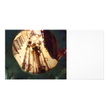 Submarine Escape Hatch Personalized Photo Card
