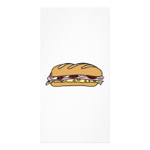 Submarine Sandwich Personalized Photo Card
