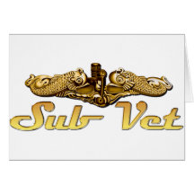 Submarine Veteran Greeting Card