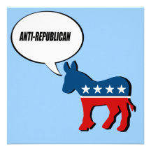 Substance d'ANTI-REPUBLICAN Carton D'invitation