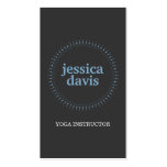 SUBTLE CIRCLE in BLUE/DK GRAY  Business Card