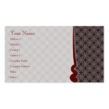 Subtle Passion Pattern • Business Card
