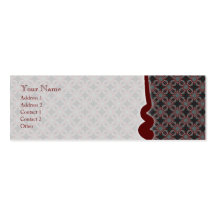 Subtle Passion Pattern • Profile Business Card