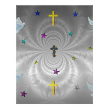 Subtle Shades of Jesus Letterhead Template