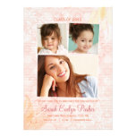 Subtle Swirls 3 Photo Graduation Announcement
