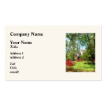 Suburban House With Azaleas Business Cards