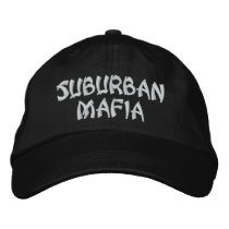 SUBURBAN MAFIA EMBROIDERED BASEBALL CAP