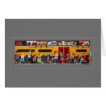 Subway - Lonely Travelers Greeting Cards