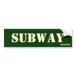 SUBWAY Sticker bumper stickers