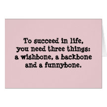 Succeed In Life Greeting Card