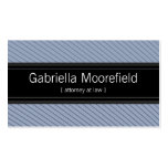 Success Black Blue Law Attorney Business Cards