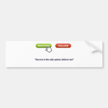 Success Is A Choice Bumper Sticker
