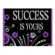 SUCCESS IS YOURS POSTCARDS