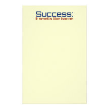 Success: It Smells Like Bacon Stationery