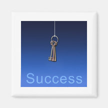 Success Keys Fridge Magnet