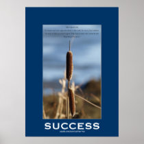 SUCCESS Motivational Bull-Rush & Poem Poster