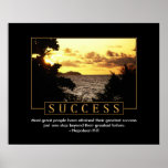 Success Motivational Poster posters