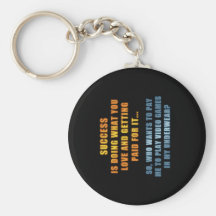 Success - Play Video Games Key Chain