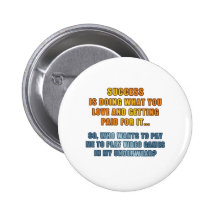 Success - Play Video Games Pinback Buttons